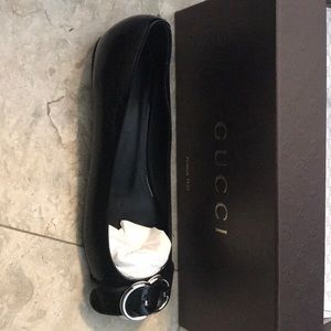 Gucci Patent Leather Interlocking GG Flats